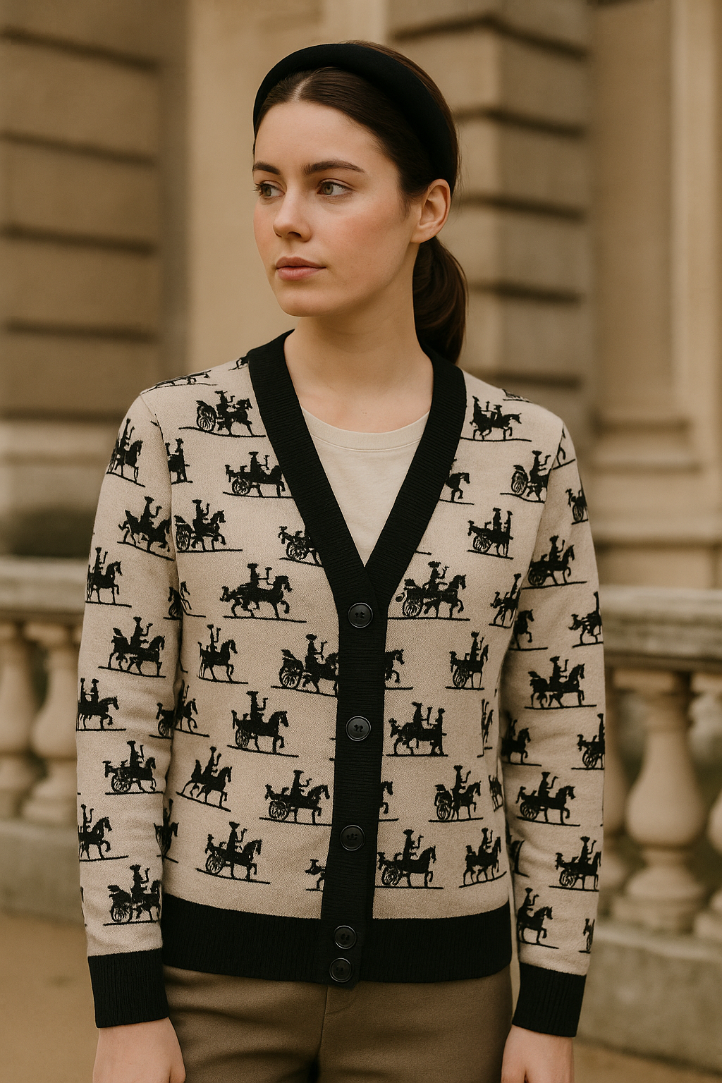 Le Cardigan Croquis du Jour
