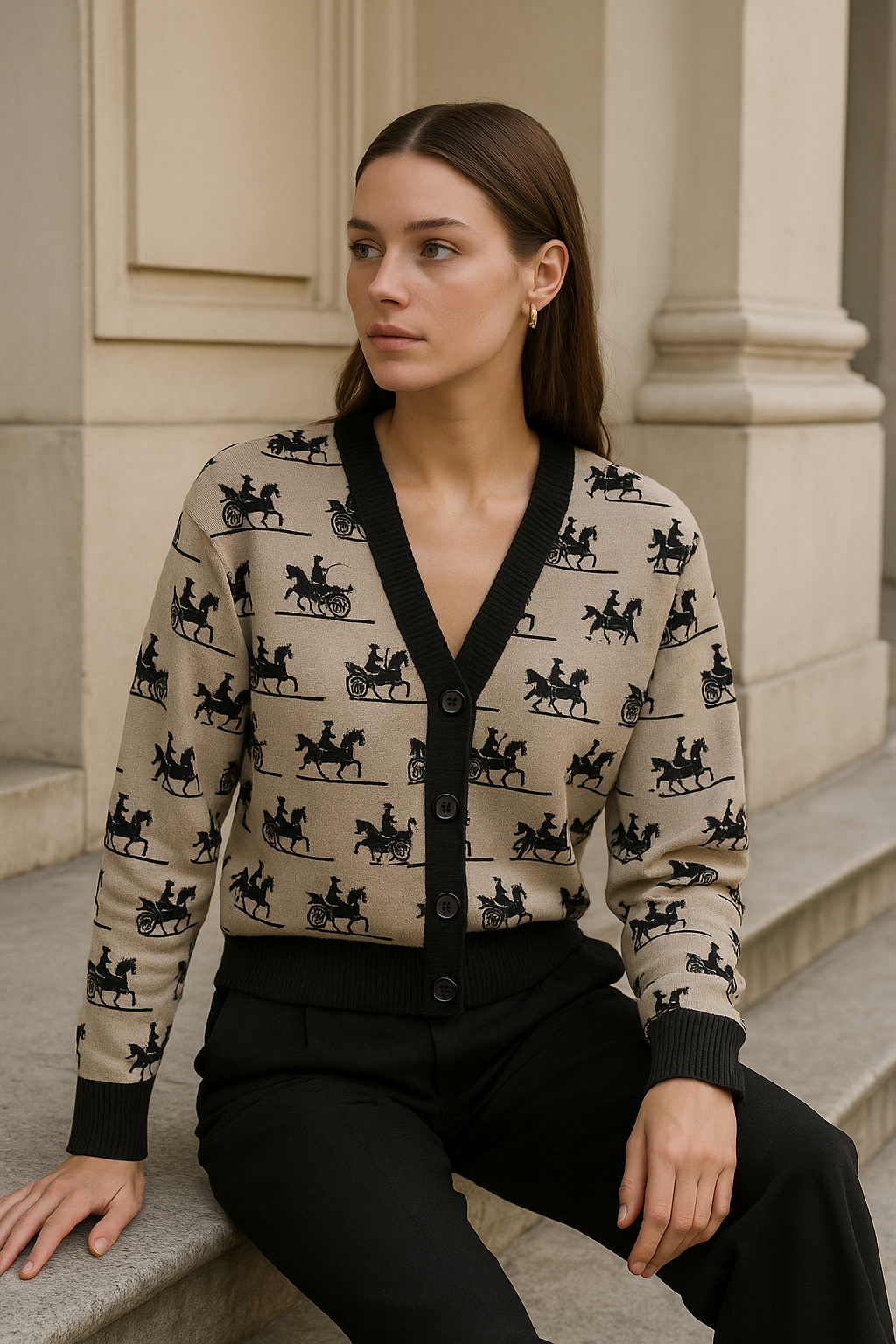 Le Cardigan Croquis du Jour